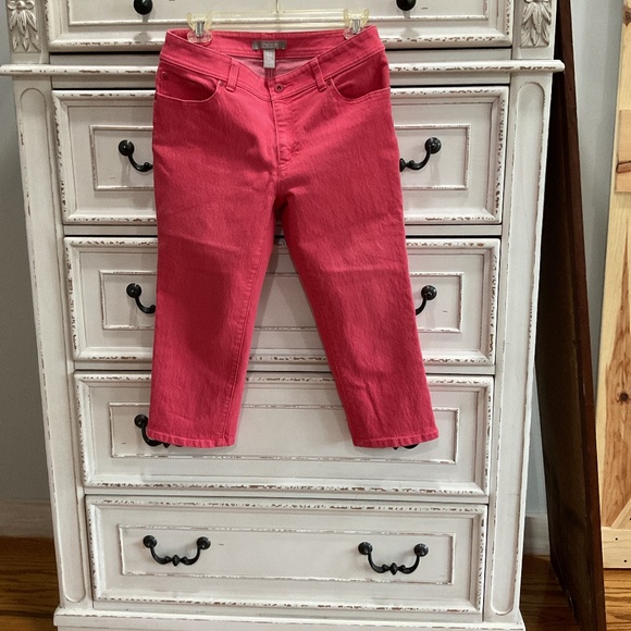 Chico’s capri size 5 pink - Picture 1 of 3